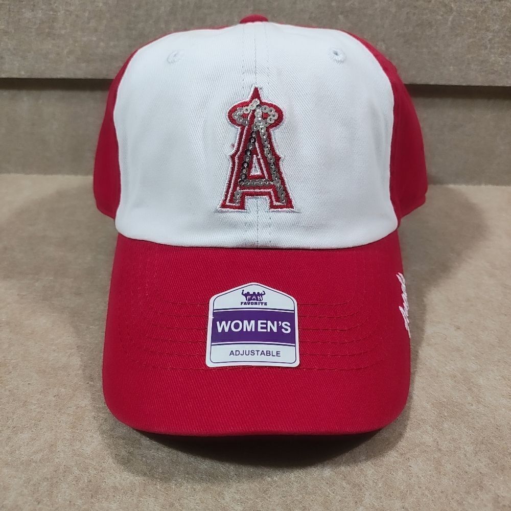 Genuine Merchandise Red and White Los Angeles Angels Womens Hat #U